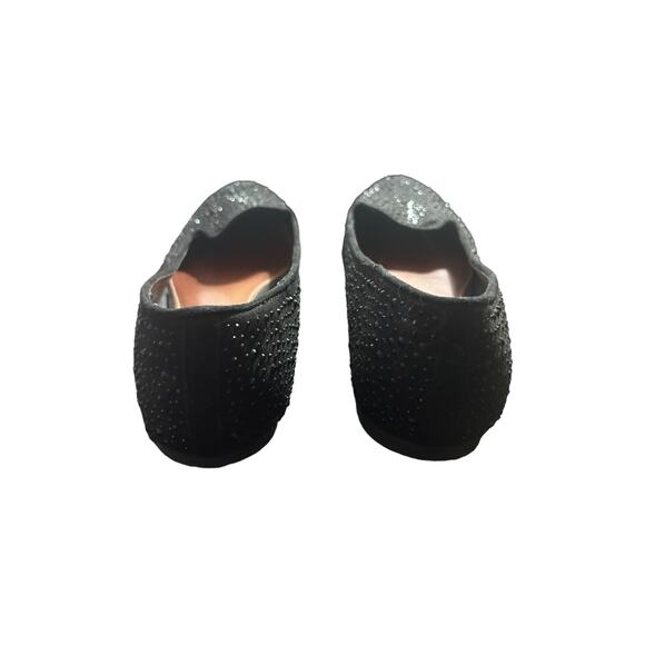 Mia Black Studded Ballet Flats Womans Size 9.5 Witchy Goth Punk Contemporary - Picture 5 of 8